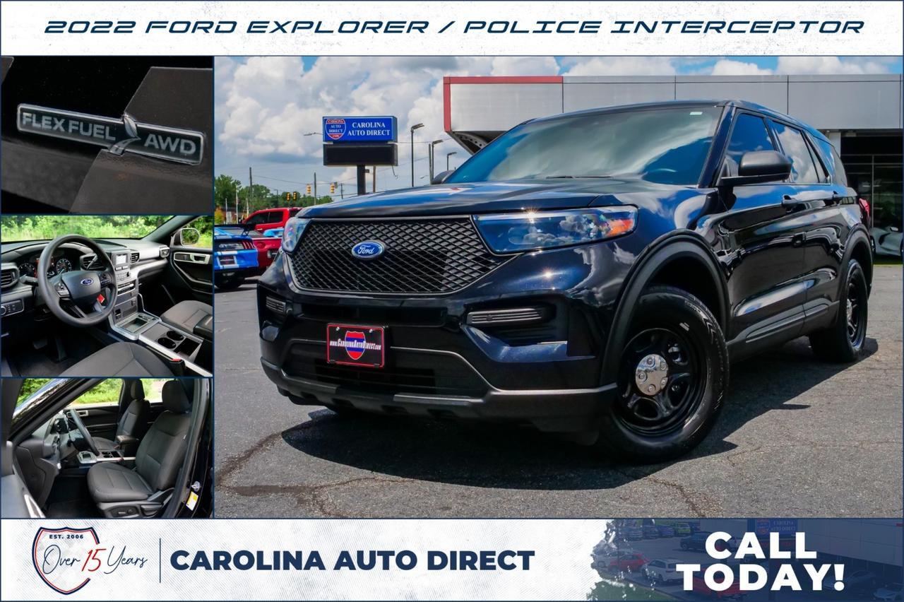 2022 Ford Explorer / Police Interceptor / AWD / 3.3L V6 FFV! Lincolnton NC
