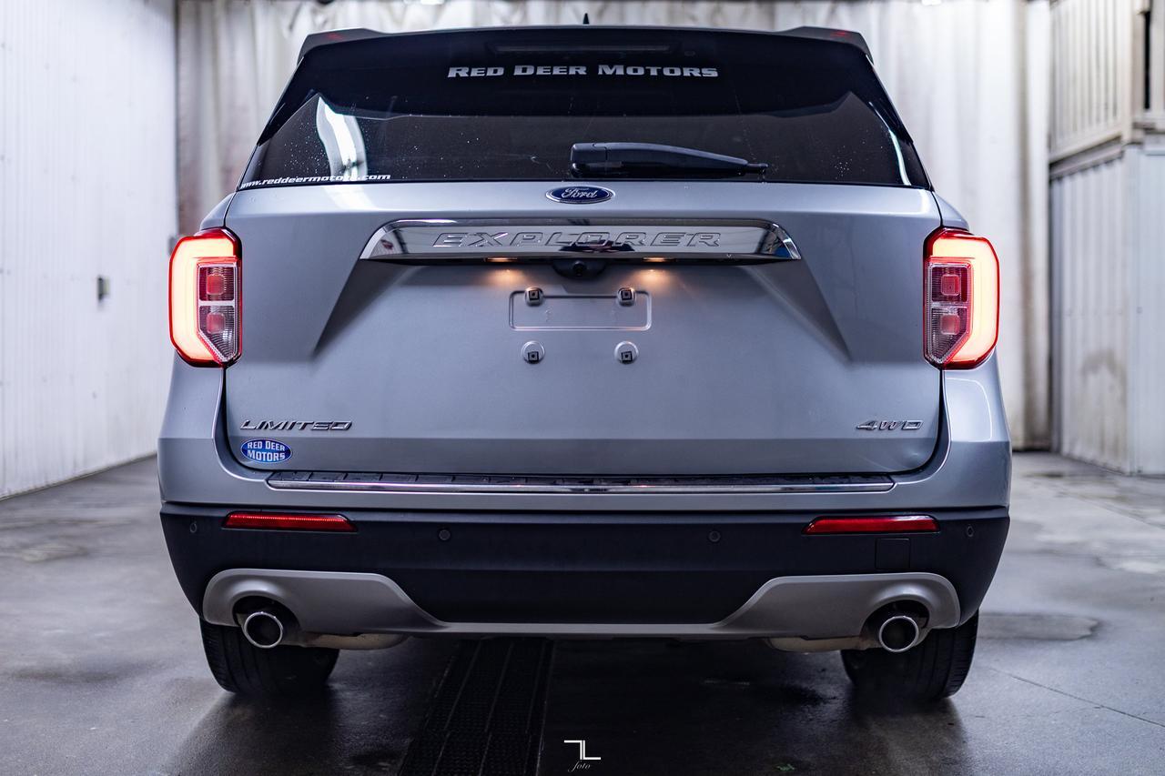 2022 Ford Explorer AWD Limited Leather Roof Nav BCam Red Deer AB