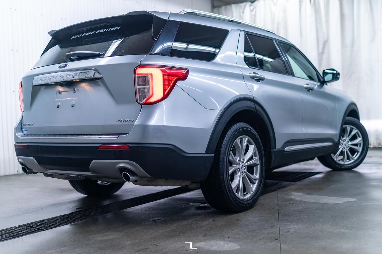2022 Ford Explorer AWD Limited Leather Roof Nav BCam Red Deer AB
