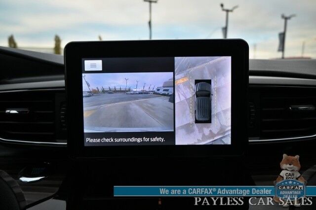 2022 Ford Explorer Limited / 4X4 / Auto Start / Heated & Cooled Leather Seats / Heated Steering / NAV / Adaptive Cruise / Lane Depart & Blind Spot / 360 Cam / Rear Captain Chairs / 3rd Row / Seats 6 / Block Heater / New Tires / 1-Owner Anchorage AK