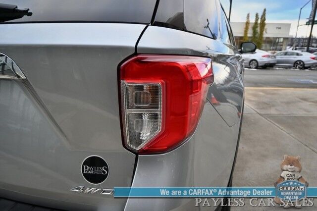 2022 Ford Explorer Limited / 4X4 / Auto Start / Heated & Cooled Leather Seats / Heated Steering / NAV / Adaptive Cruise / Lane Depart & Blind Spot / 360 Cam / Rear Captain Chairs / 3rd Row / Seats 6 / Block Heater / New Tires / 1-Owner Anchorage AK