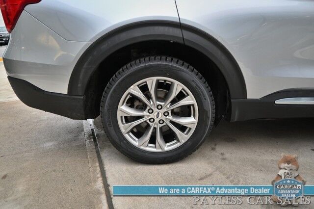 2022 Ford Explorer Limited / 4X4 / Auto Start / Heated & Cooled Leather Seats / Heated Steering / NAV / Adaptive Cruise / Lane Depart & Blind Spot / 360 Cam / Rear Captain Chairs / 3rd Row / Seats 6 / Block Heater / New Tires / 1-Owner Anchorage AK