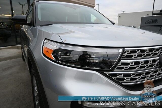 2022 Ford Explorer Limited / 4X4 / Auto Start / Heated & Cooled Leather Seats / Heated Steering / NAV / Adaptive Cruise / Lane Depart & Blind Spot / 360 Cam / Rear Captain Chairs / 3rd Row / Seats 6 / Block Heater / New Tires / 1-Owner Anchorage AK