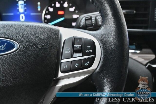 2022 Ford Explorer Limited / 4X4 / Auto Start / Heated & Cooled Leather Seats / Heated Steering / NAV / Adaptive Cruise / Lane Depart & Blind Spot / 360 Cam / Rear Captain Chairs / 3rd Row / Seats 6 / Block Heater / New Tires / 1-Owner Anchorage AK