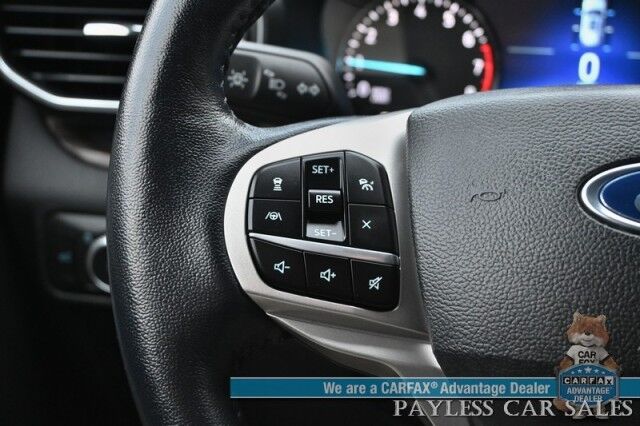 2022 Ford Explorer Limited / 4X4 / Auto Start / Heated & Cooled Leather Seats / Heated Steering / NAV / Adaptive Cruise / Lane Depart & Blind Spot / 360 Cam / Rear Captain Chairs / 3rd Row / Seats 6 / Block Heater / New Tires / 1-Owner Anchorage AK