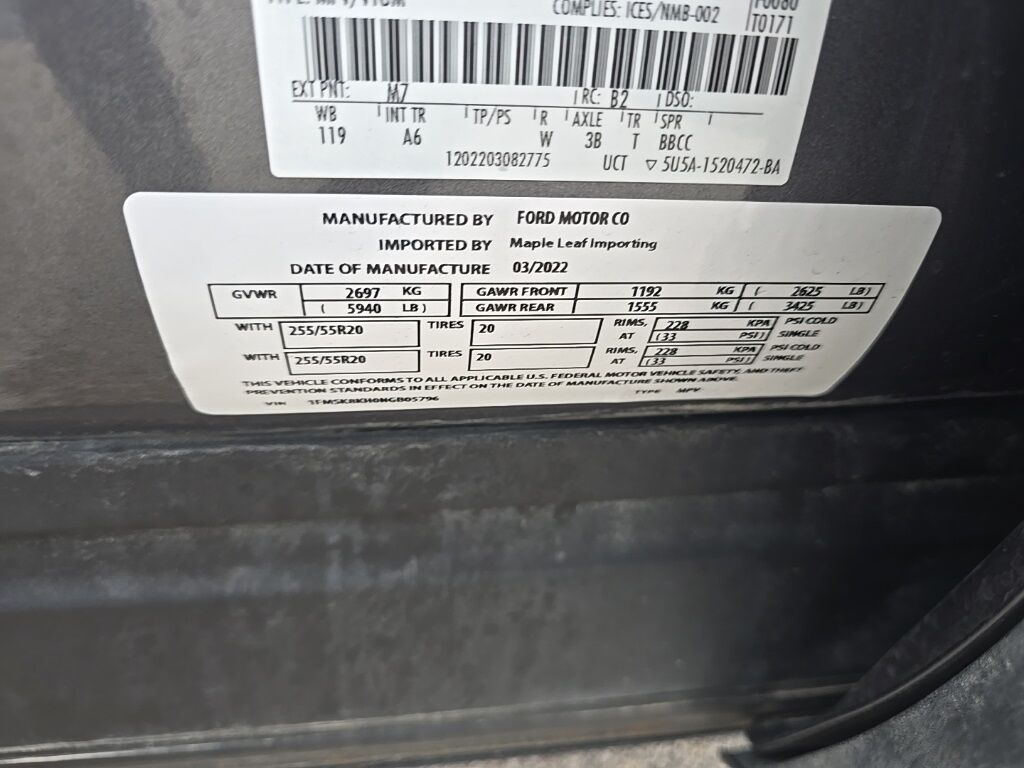 2022 Ford Explorer ST-Line 4WD 6 Passenger Fond du Lac WI