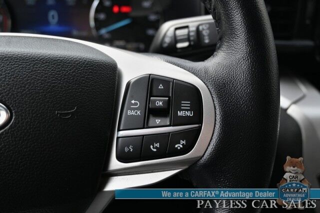 2022 Ford Explorer XLT / 4X4 / Power & Heated Leather Seats / Heated Steering Wheel / Auto Start / Blind Spot Alert / 3rd Row / Captain Chairs / Seats 6 / Apple CarPlay & Android Auto / Back Up Camera / Power Liftgate / Block Heater / 1-Owner Anchorage AK