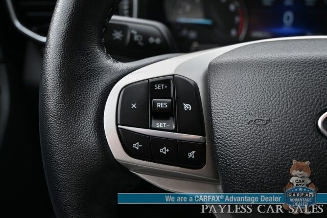 2022 Ford Explorer XLT / 4X4 / Power & Heated Leather Seats / Heated Steering Wheel / Auto Start / Blind Spot Alert / 3rd Row / Captain Chairs / Seats 6 / Apple CarPlay & Android Auto / Back Up Camera / Power Liftgate / Block Heater / 1-Owner Anchorage AK