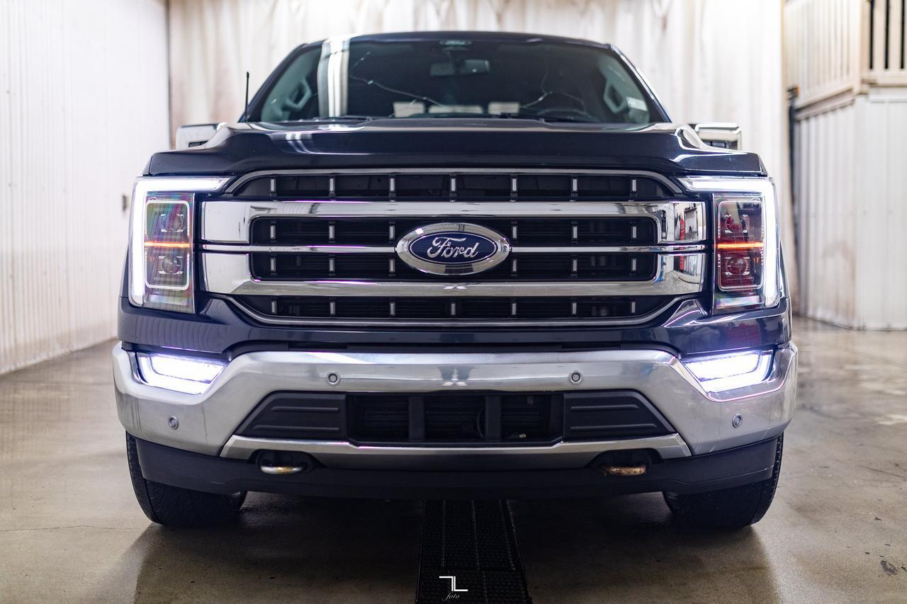 2022 Ford F-150 4x4 Super Crew Lariat Leather Nav BCam Red Deer AB