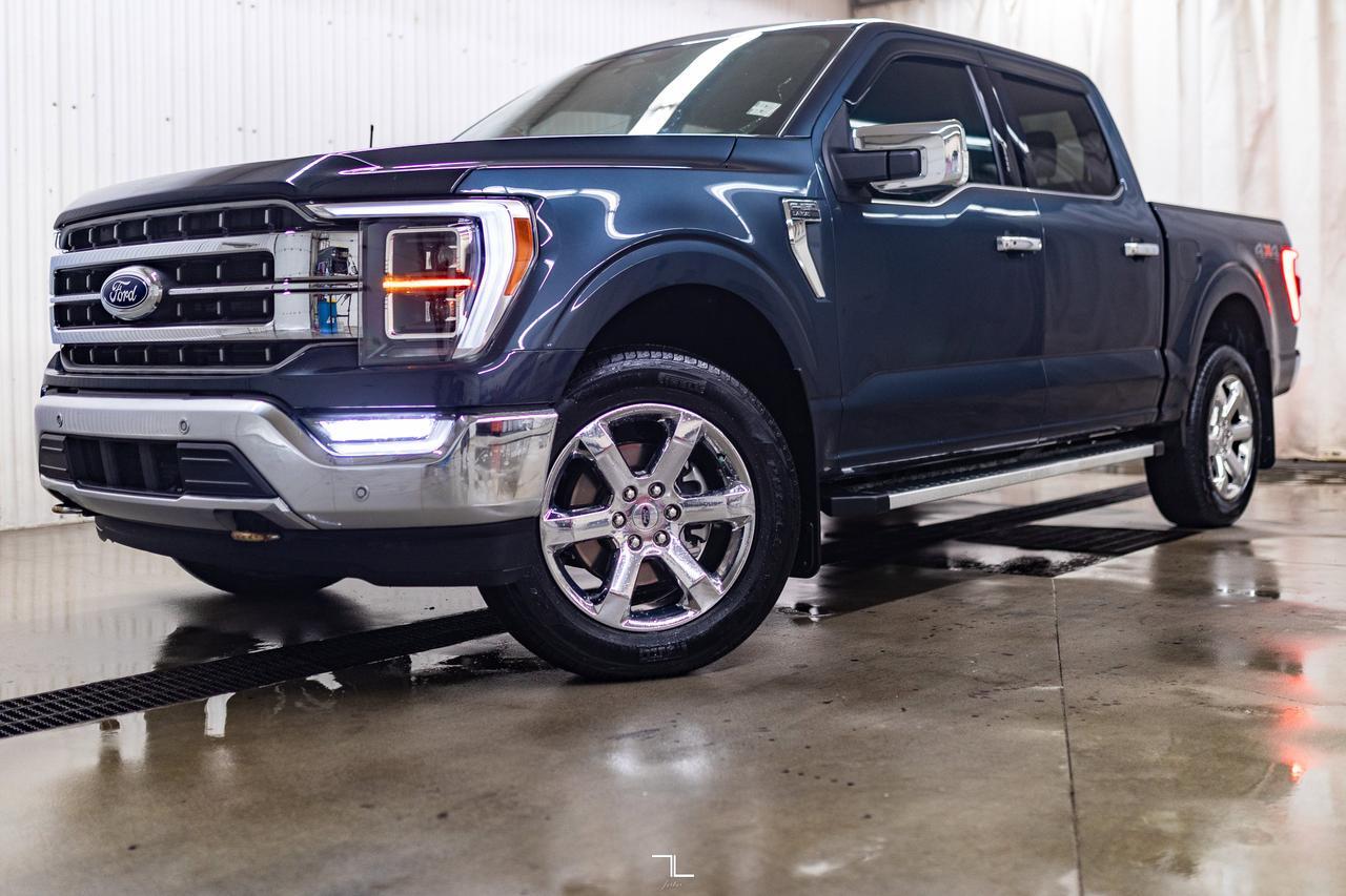 2022 Ford F-150 4x4 Super Crew Lariat Leather Nav BCam Red Deer AB
