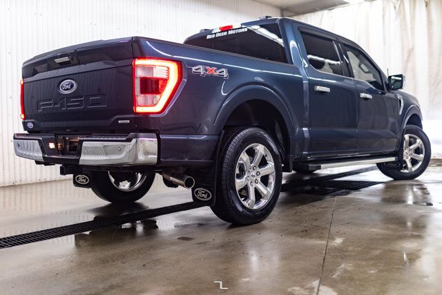 2022 Ford F-150 4x4 Super Crew Lariat Leather Nav BCam Red Deer AB