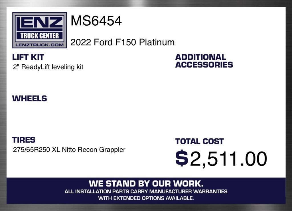 2022 Ford F-150 4x4 SuperCrew Platinum Minocqua WI