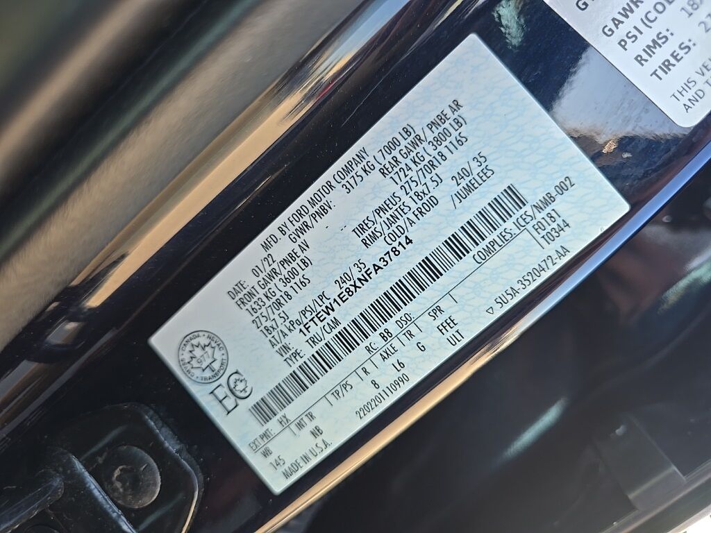 2022 Ford F-150 4x4 SuperCrew Tremor Fond du Lac WI