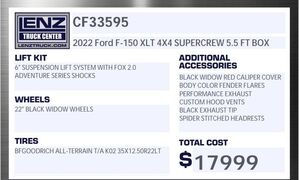 2022 Ford F-150 4x4 SuperCrew XLT Fond du Lac WI