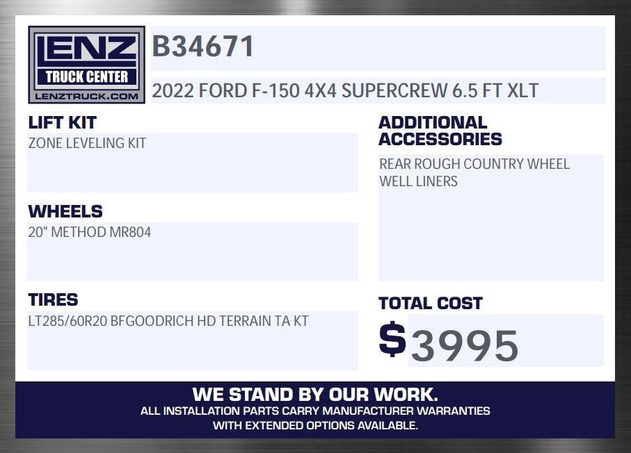 2022 Ford F-150 4x4 SuperCrew XLT Fond du Lac WI