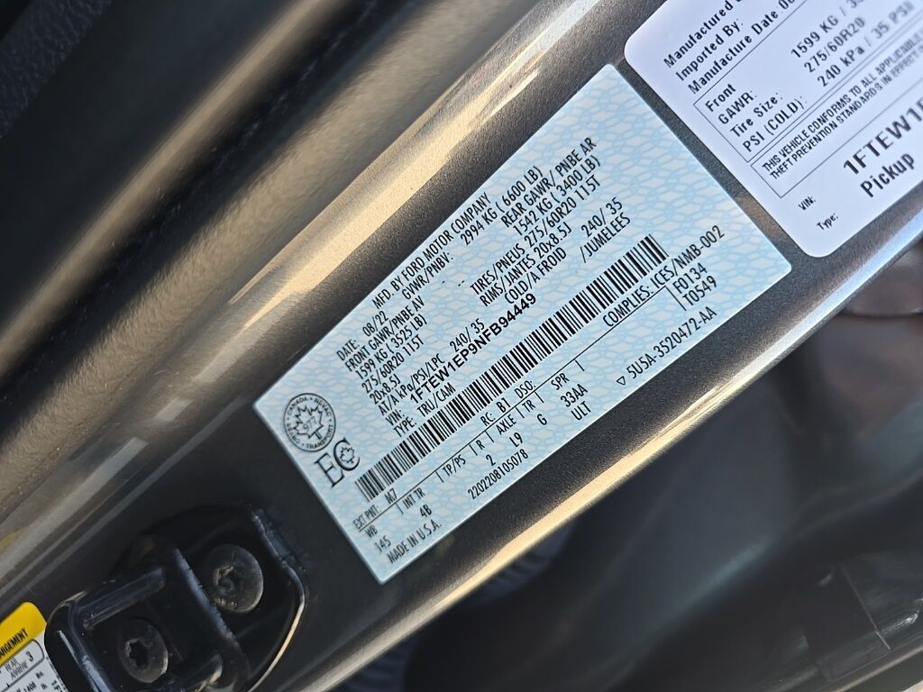 2022 Ford F-150 4x4 SuperCrew XLT Minocqua WI