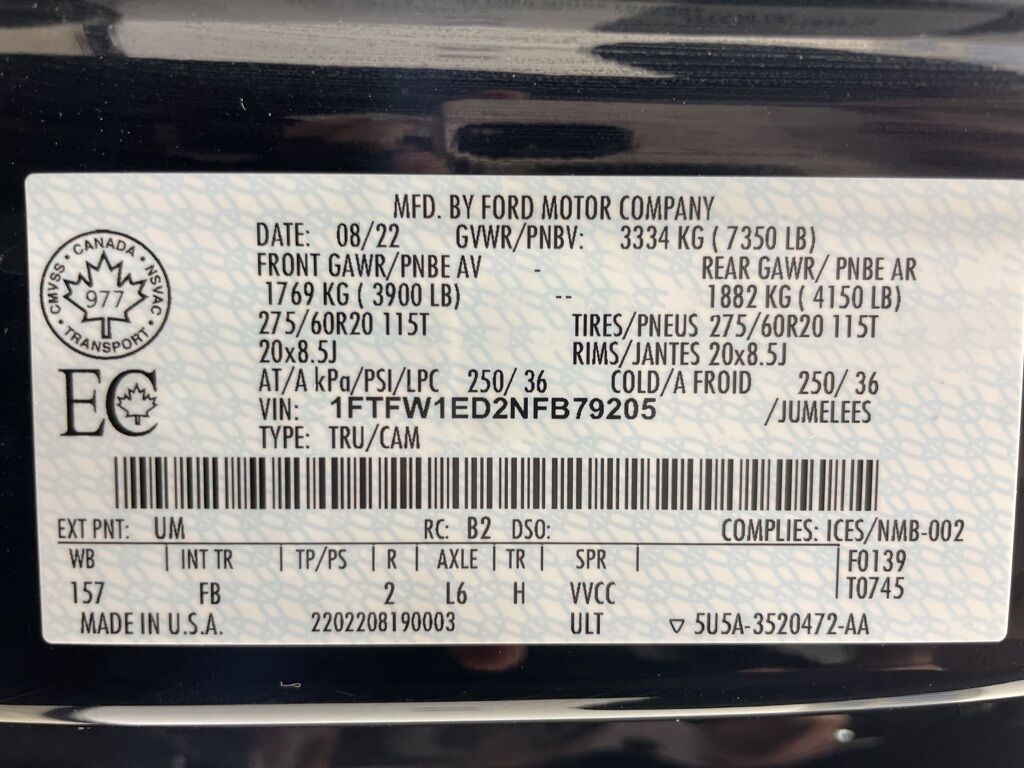 2022 Ford F-150 4x4 SuperCrew XLT Minocqua WI