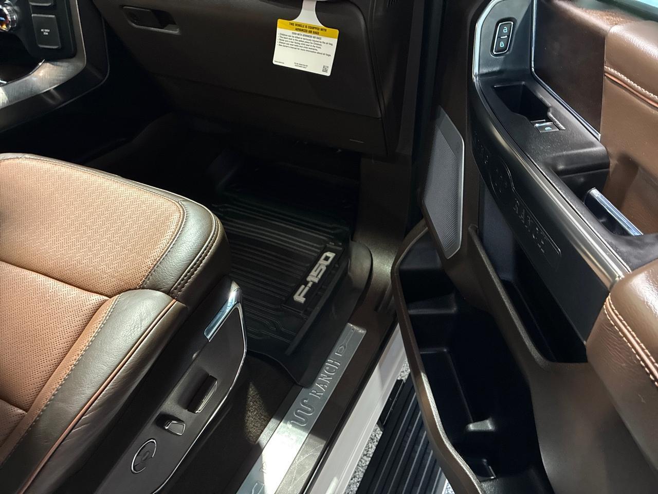 2022 Ford F-150 King Ranch, 4x4, 601A High Pkg, Powerboost Hybrid w/ 7.2kw Pro Power, Pano Roof, FX4, 360 Camera, Bed Cover Houston TX