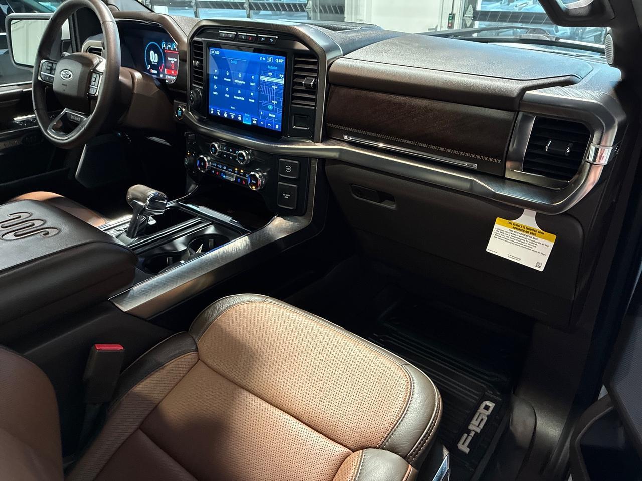 2022 Ford F-150 King Ranch, 4x4, 601A High Pkg, Powerboost Hybrid w/ 7.2kw Pro Power, Pano Roof, FX4, 360 Camera, Bed Cover Houston TX
