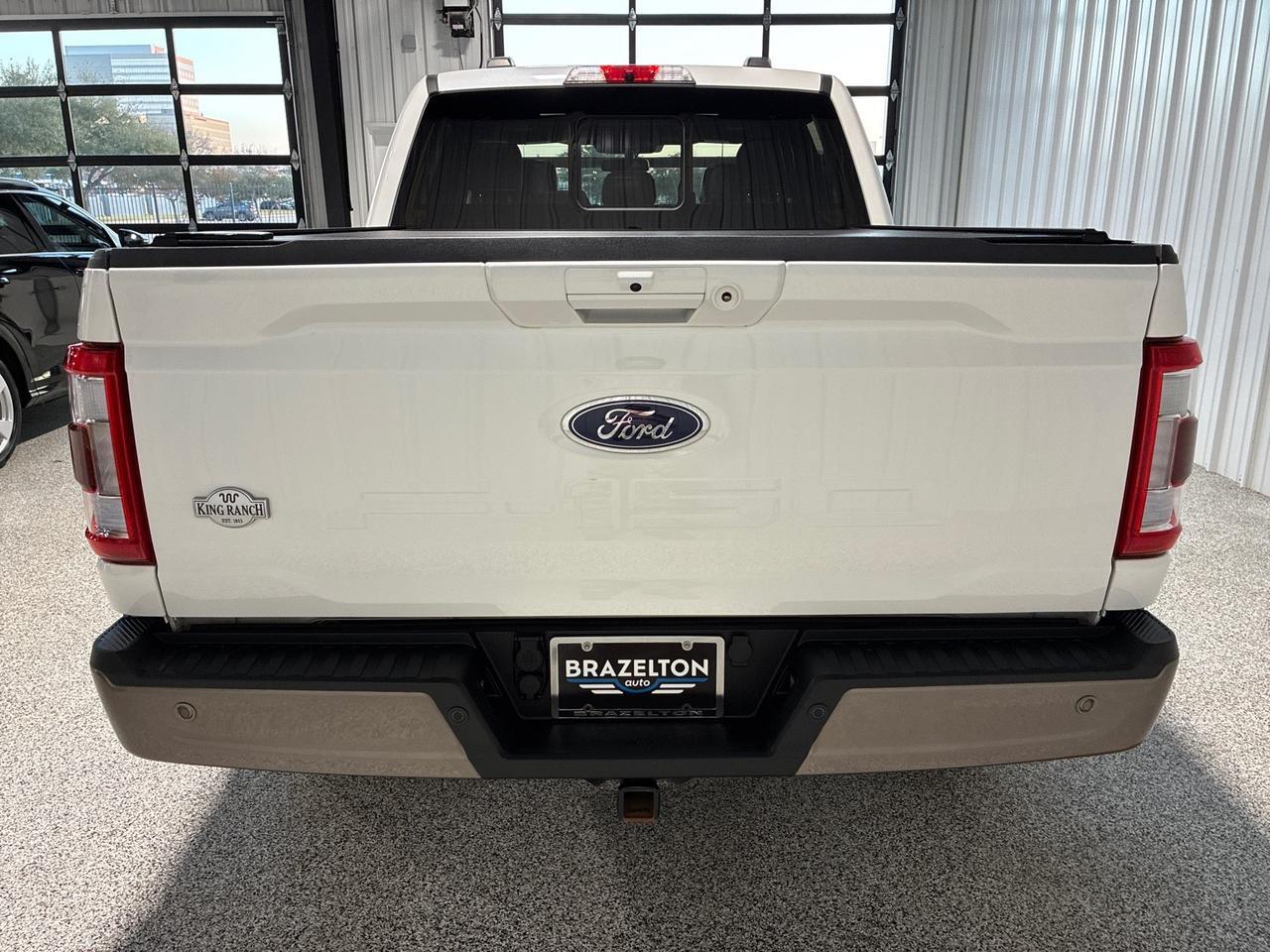 2022 Ford F-150 King Ranch, 4x4, 601A High Pkg, Powerboost Hybrid w/ 7.2kw Pro Power, Pano Roof, FX4, 360 Camera, Bed Cover Houston TX