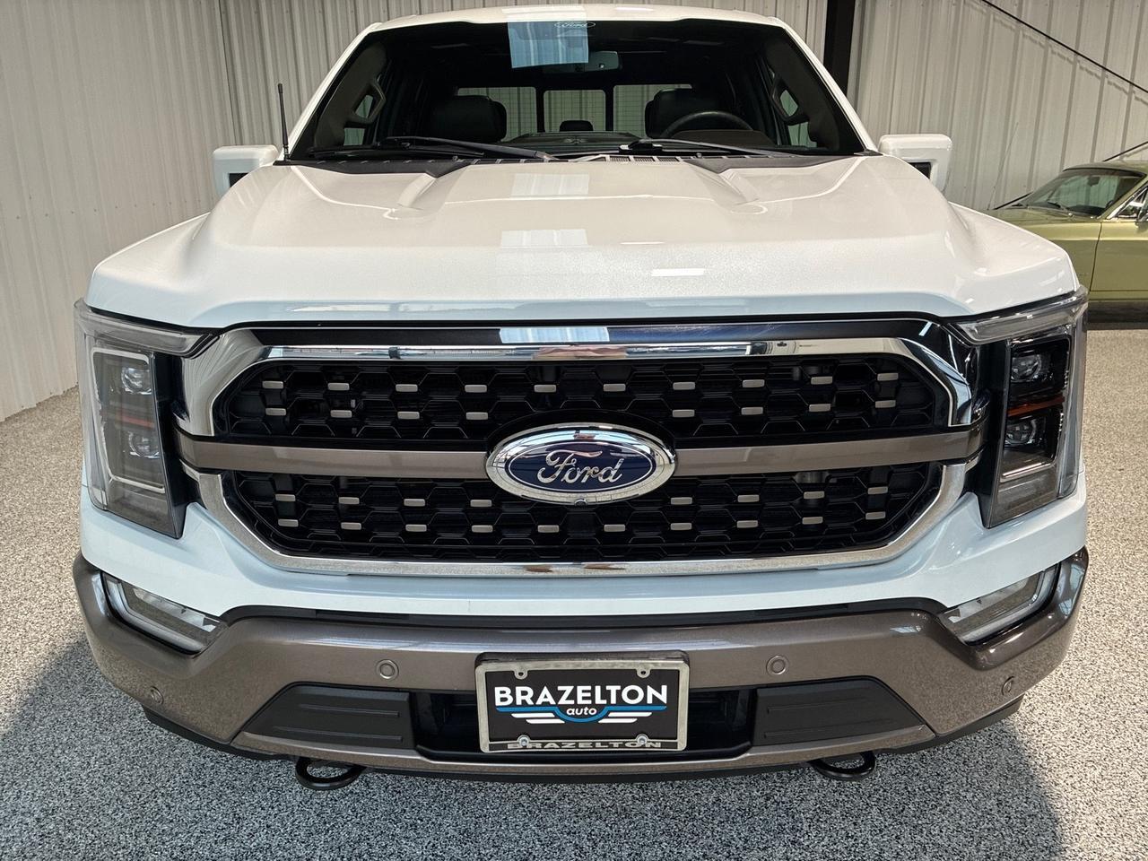 2022 Ford F-150 King Ranch, 4x4, 601A High Pkg, Powerboost Hybrid w/ 7.2kw Pro Power, Pano Roof, FX4, 360 Camera, Bed Cover Houston TX