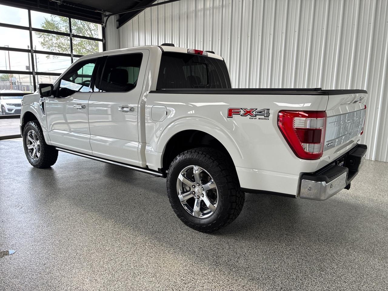 2022 Ford F-150 King Ranch, 601A, Pano Roof, Bluecruise, Chrome Pkg, Pro Power, FX4, Max Tow, Leveled