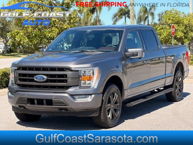 2022 Ford F-150 LARIAT 4x4 SUNROOF LEATHER LONG BED NAVI CAMERA RUNS GREAT