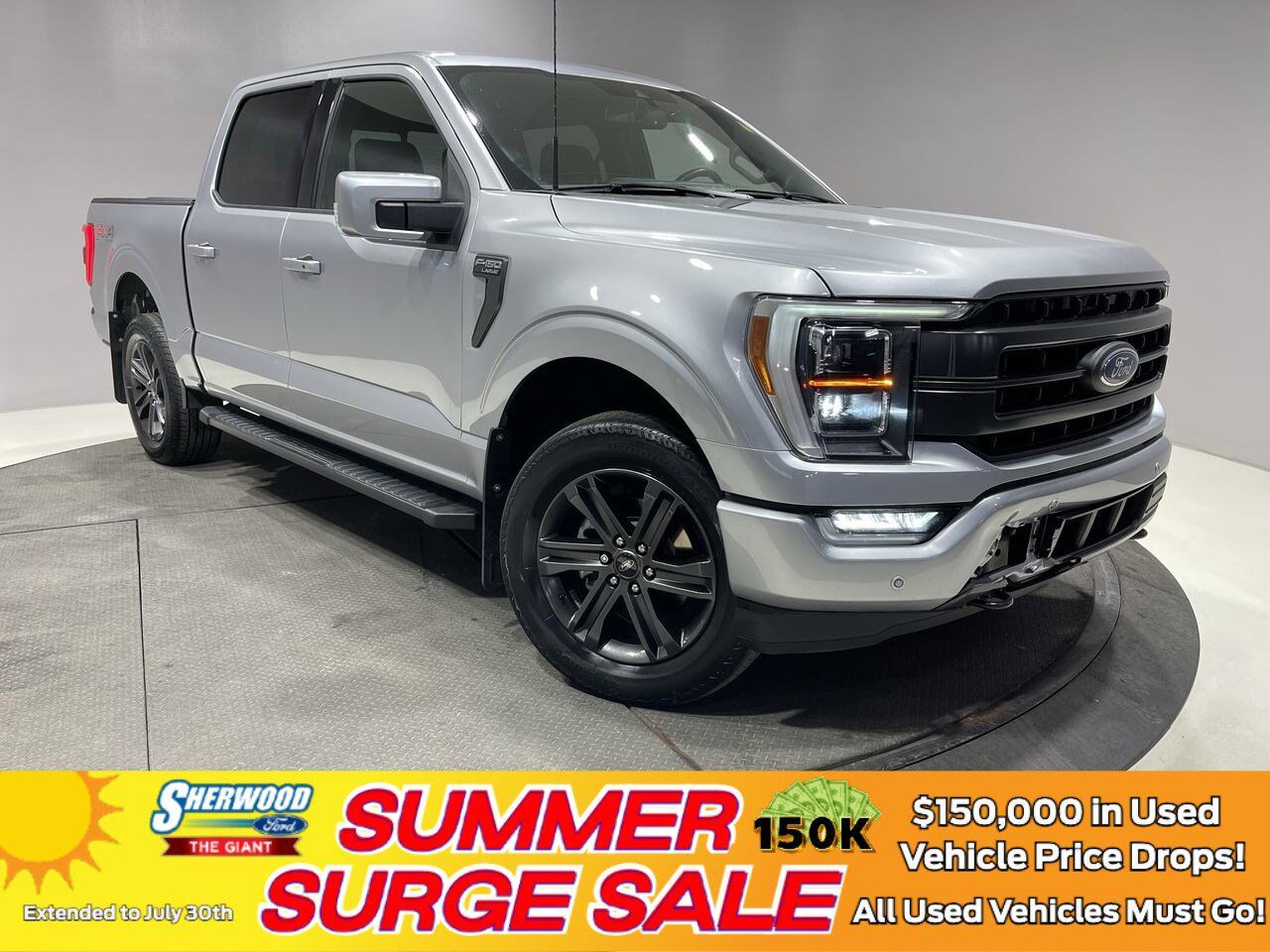 2022 Ford F-150 LARIAT 502A CLEAN CARFAX - ONE OWNER Sherwood Park AB