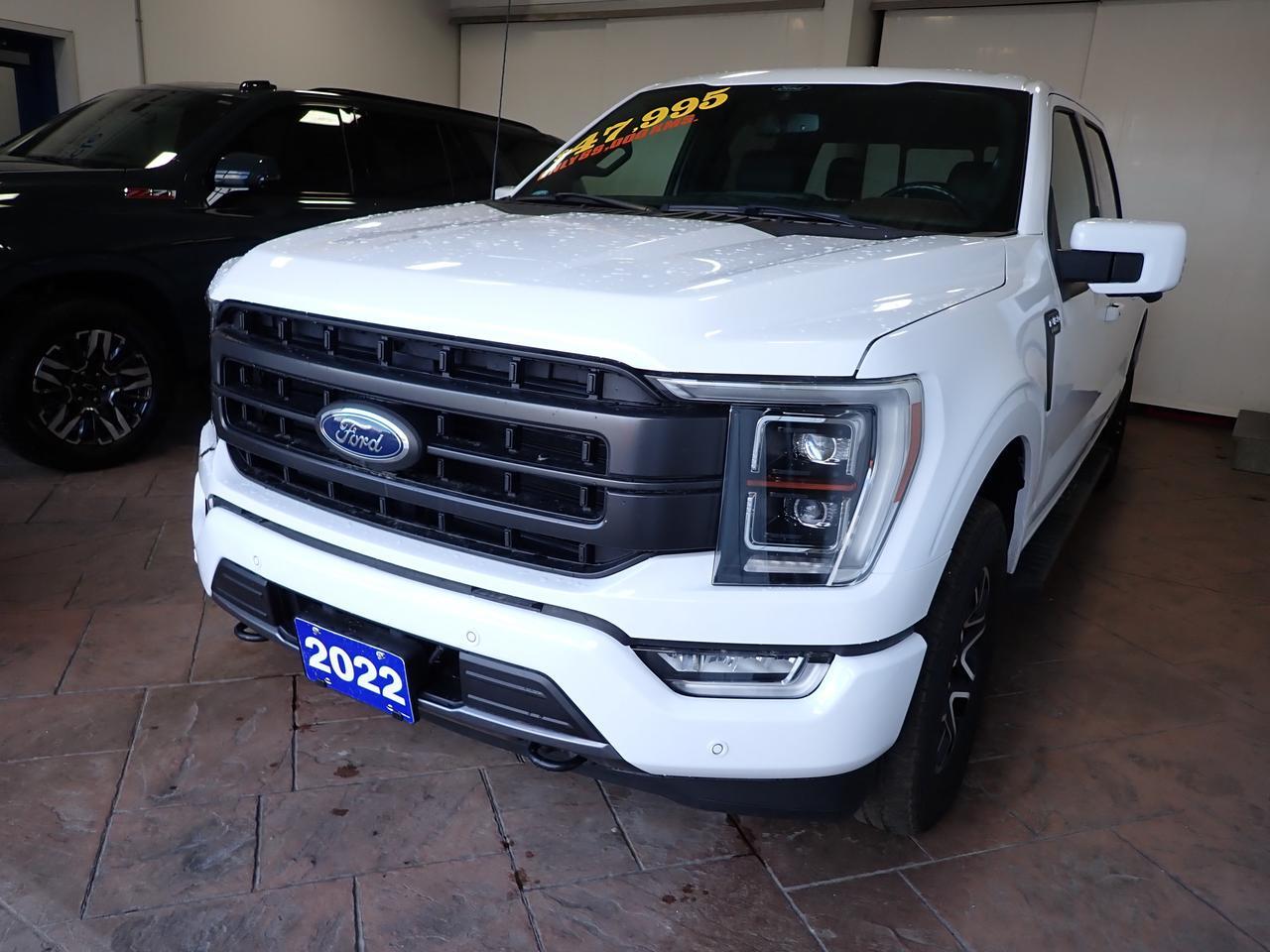 2022 Ford F-150 LARIAT SUPERCREW LEATHER NAVI 5.5 BOX 4WD Listowel ON