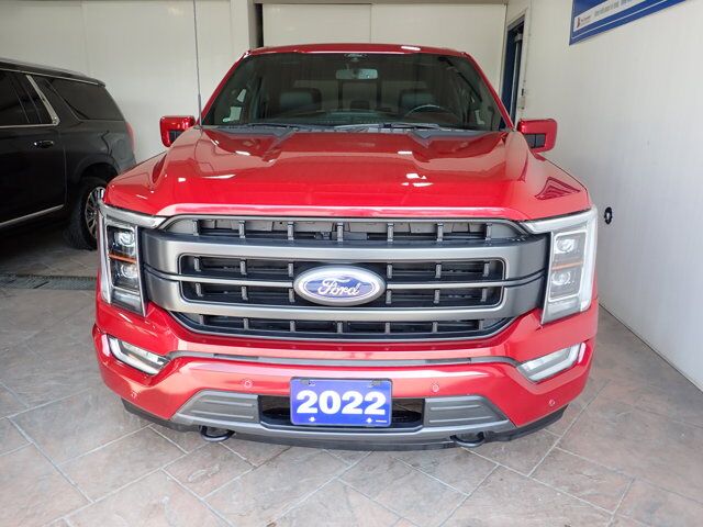 2022 Ford F-150 LARIAT SUPERCREW LEATHER NAVI SUNROOF 5.5 BOX 4WD Listowel ON