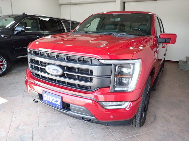 2022 Ford F-150 LARIAT SUPERCREW LEATHER NAVI SUNROOF 5.5 BOX 4WD Listowel ON