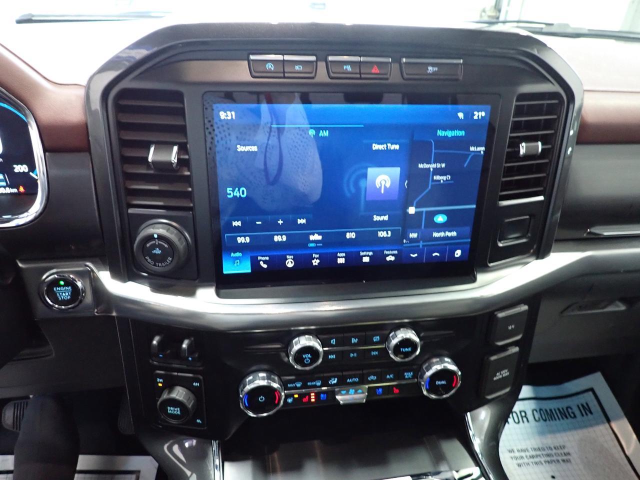 2022 Ford F-150 LARIAT SUPERCREW LEATHER NAVI SUNROOF 6'5 BOX 502A TWIN PANEL 4WD Listowel ON