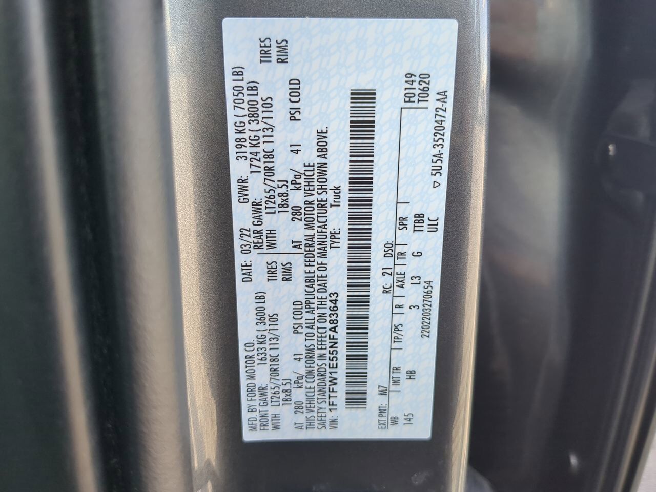 2022 Ford F-150 LARIAT Winder GA
