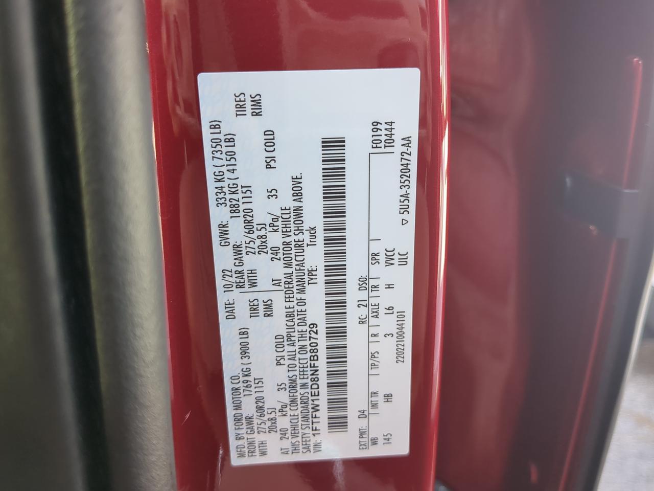 2022 Ford F-150 LARIAT Winder GA