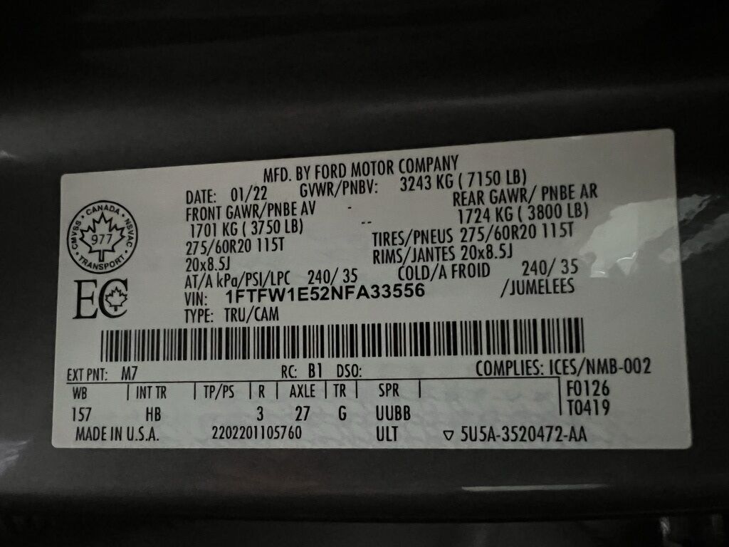 2022 Ford F-150 Lariat Highlands Ranch CO