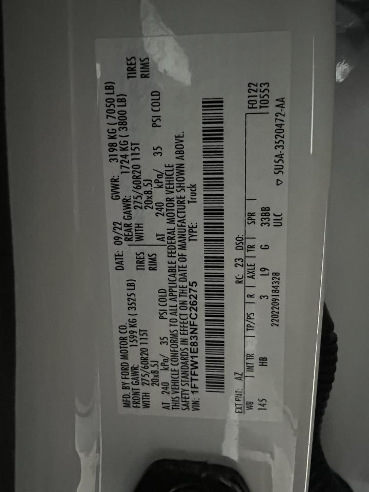 2022 Ford F-150 Lariat Highlands Ranch CO