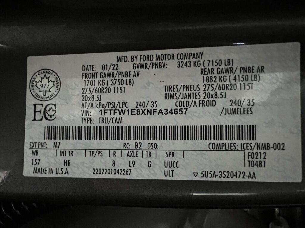 2022 Ford F-150 Lariat Highlands Ranch CO