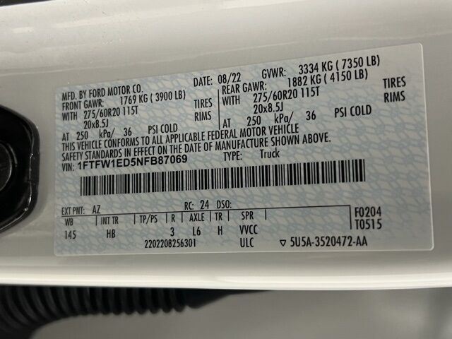 2022 Ford F-150 Lariat Highlands Ranch CO