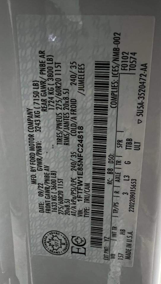 2022 Ford F-150 Lariat Loveland CO