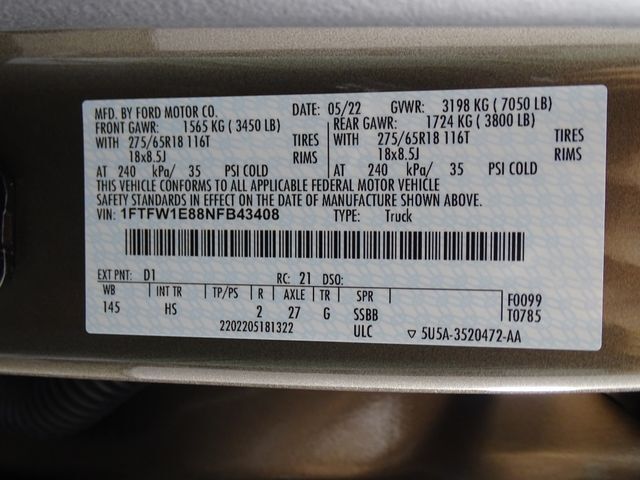 2022 Ford F-150 Lariat Raleigh NC