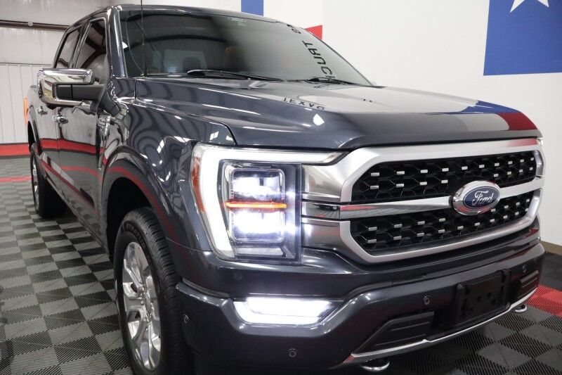 2022 Ford F-150 Platinum FX4 4WD 3.5L V6 Ecoboost Sunroof GPS Camera FREE WARRANTY Arlington TX