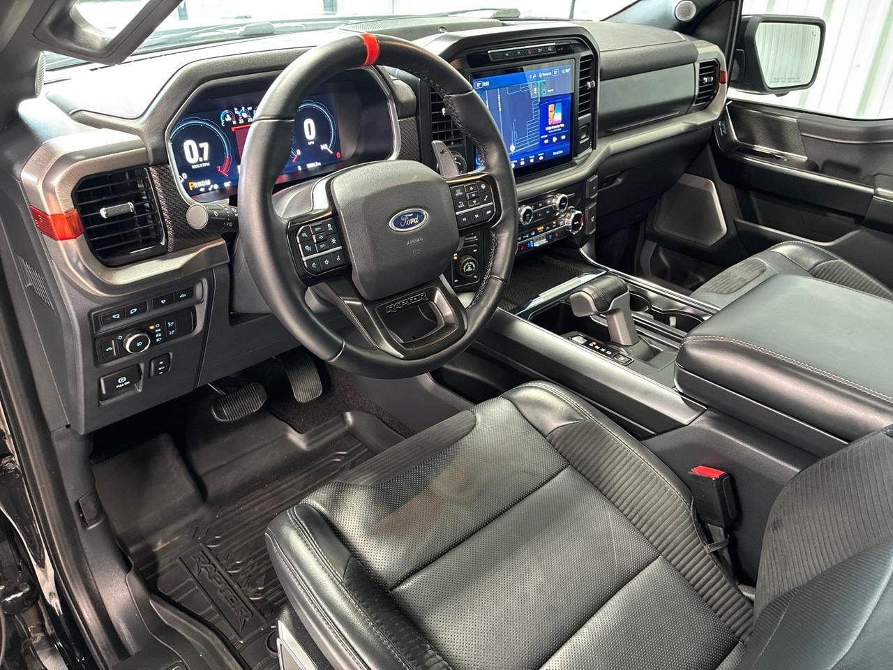 2022 Ford F-150 Raptor, Moonroof & Tailgate Pkg, Pro-Power 2kw, Carbon Fiber Pkg, Auto Stop/Start Delete, Bed Cover w/ Toolbox Houston TX