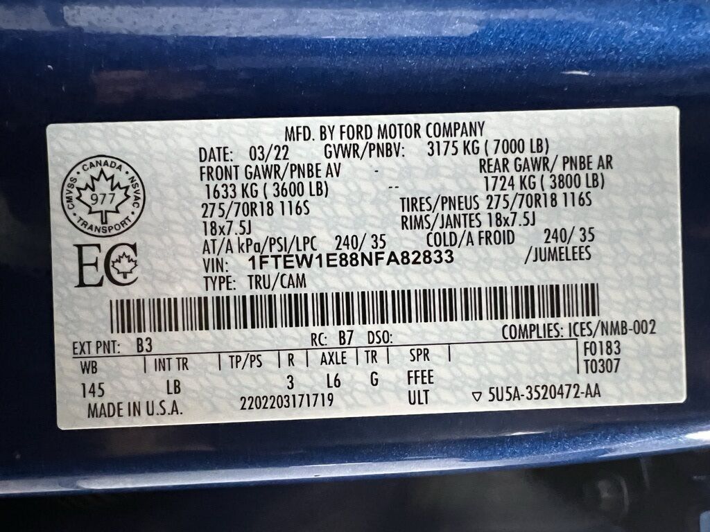 2022 Ford F-150 Tremor Highlands Ranch CO