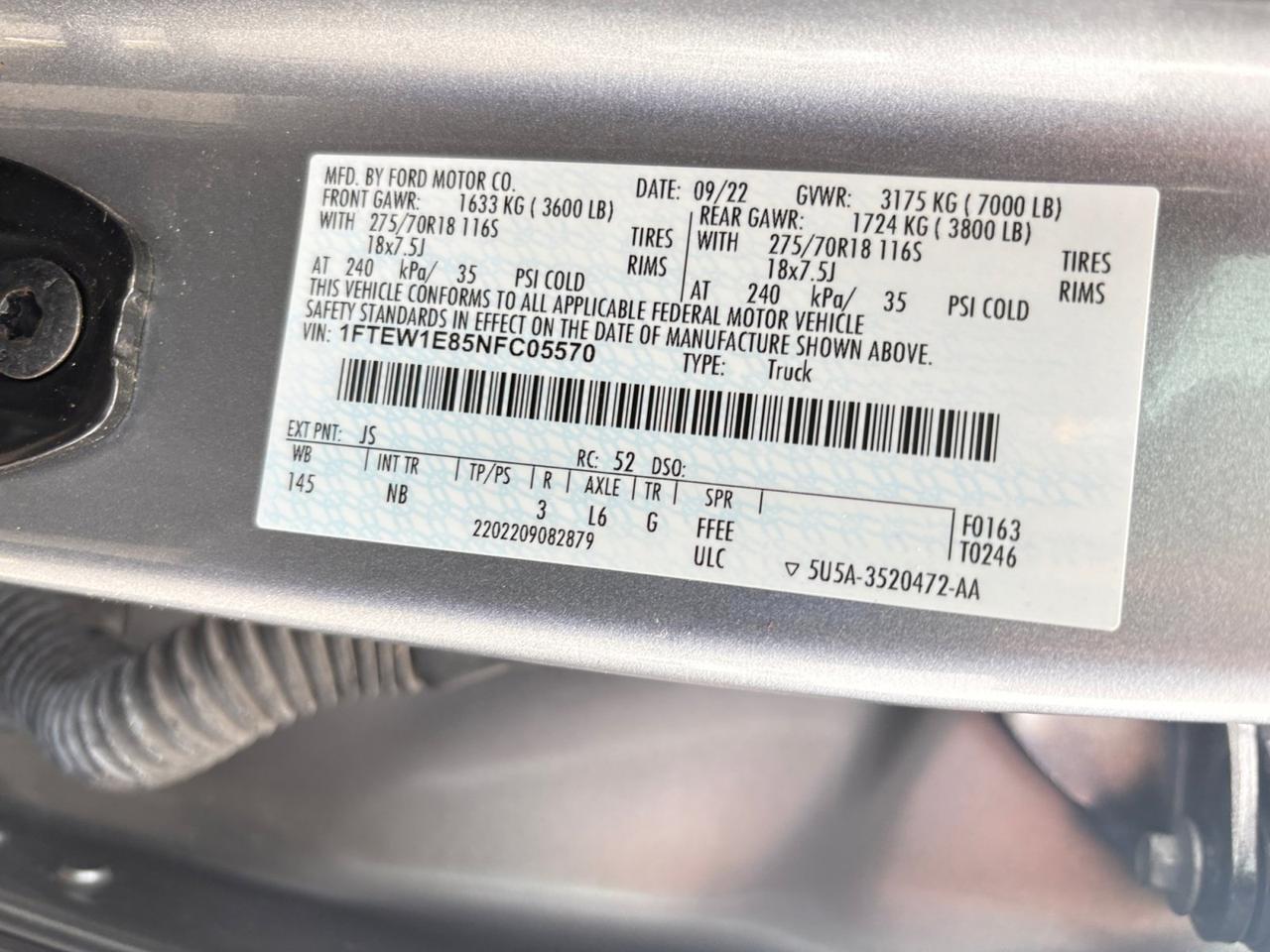 2022 Ford F-150 Tremor New Braunfels TX