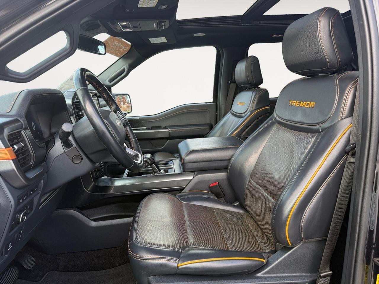 2022 Ford F-150 Tremor, TWIN PANEL MOONROOF, HEATED AND VENTILATED SEATS, HEATED 2ND ROW, APPLE CARPLAY/ANDROID AUTO, TONNEAU COVER, RUNNING BOARDS, TOW PACKAGE, POWER MIRRORS, ONLY 1 OWNER, CLEAN CARFAX, COME AND TEST DRIVE TODAY!