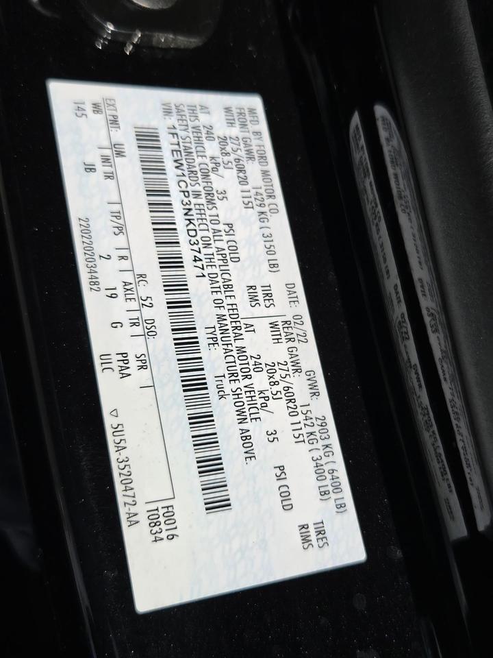 2022 Ford F-150 XL 2WD SuperCrew 5.5' Box Beeville TX