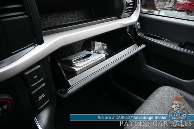 2022 Ford F-150 XL / 4X4 / Crew Cab / 3.5L V6 Ecoboost / Apple CarPlay & Android Auto / Back Up Camera / Cruise Control / Air Conditioning / Power Locks & Windows / Tonneau Cover / Bed Liner / Alloy Wheels / Tow Pkg / 1-Owner Anchorage AK