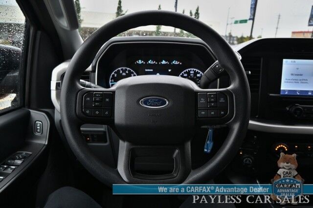 2022 Ford F-150 XL / 4X4 / Crew Cab / 3.5L V6 Ecoboost / Apple CarPlay & Android Auto / Back Up Camera / Cruise Control / Air Conditioning / Power Locks & Windows / Tonneau Cover / Bed Liner / Alloy Wheels / Tow Pkg / 1-Owner Anchorage AK