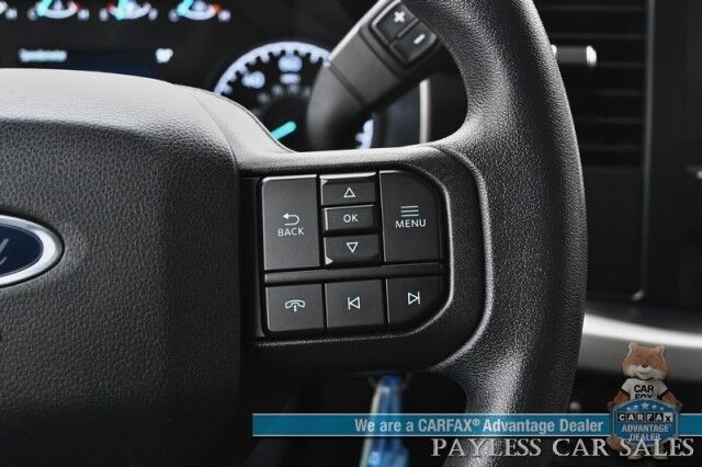 2022 Ford F-150 XL / 4X4 / Crew Cab / 3.5L V6 Ecoboost / Apple CarPlay & Android Auto / Back Up Camera / Cruise Control / Air Conditioning / Power Locks & Windows / Tonneau Cover / Bed Liner / Alloy Wheels / Tow Pkg / 1-Owner Anchorage AK