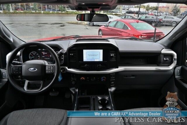 2022 Ford F-150 XL / 4X4 / Crew Cab / 3.5L V6 Ecoboost / Apple CarPlay & Android Auto / Back Up Camera / Cruise Control / Air Conditioning / Power Locks & Windows / Tonneau Cover / Bed Liner / Alloy Wheels / Tow Pkg / 1-Owner Anchorage AK